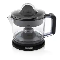Bol.com Princess Citruspers 201004 – Elektrische Citruspers – 1 liter - Instelbaar pulpfilter - Zwart aanbieding