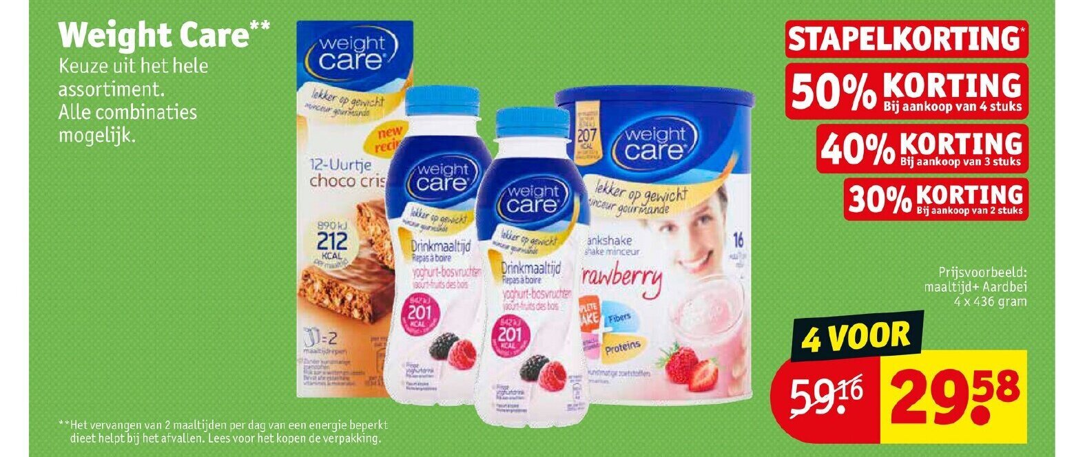 Weight care aanbieding bij Kruidvat