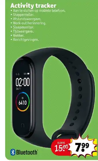 Kruidvat Activity tracker aanbieding