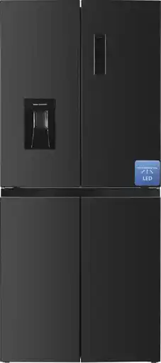 Bol.com Frilec BONN-MD458-WS-040DDI - Amerikaanse koelkast - No-Frost - Dark Inox - 419 liter aanbieding