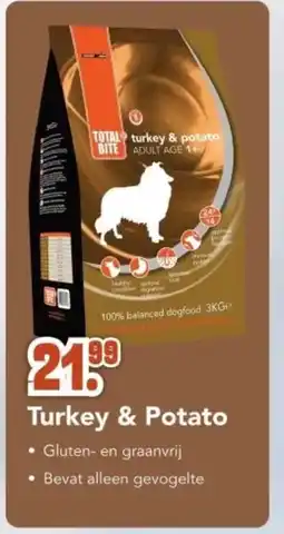Discus Turkey & Potato aanbieding