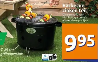 Action Big Jeff Barbecue zinken teil aanbieding