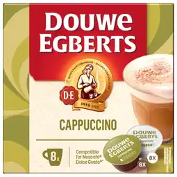 Kruidvat Douwe Egberts Cappuccino Koffiecapsules aanbieding