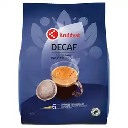 Kruidvat Kruidvat Decaf Koffiepads aanbieding