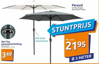 Action Parasol 3m aanbieding