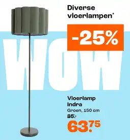 Kwantum Vloerlamp Indra aanbieding