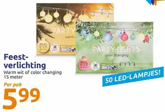 Action Feestverlichting 15m aanbieding