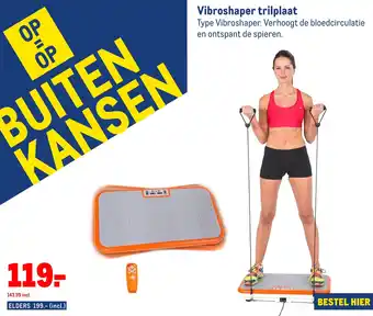 Makro Vibroshaper trilplaat Type Vibroshaper. Verhoogt de bloedcirculatie en ontspant de spieren. aanbieding