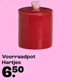 Kwantum Voorraadpot Hartjes aanbieding