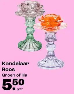Kwantum Kandelaar Roos aanbieding