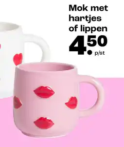 Kwantum Mok met hartjes aanbieding