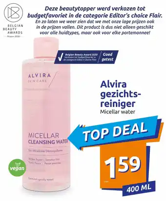 Action Alvira Gezichtsreiniger 400ml aanbieding