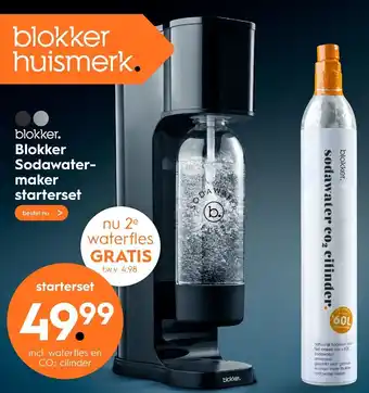 Blokker Blokker Sodawatermaker startset aanbieding