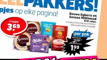 Trekpleister Douwe Egberts en Senseo Milkbased aanbieding