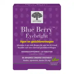 Etos New Nordic Blue Berry Eyebright Tabletten aanbieding