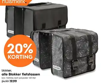 Blokker Blokker Fietstassen aanbieding