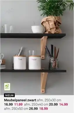 Karwei Meubelpaneel zwart aanbieding