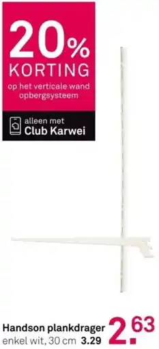 Karwei Handson plankdrager aanbieding