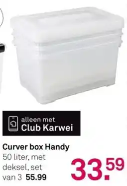 Karwei Curver box Handy aanbieding
