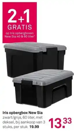 Karwei Iris opbergbox New Sia aanbieding