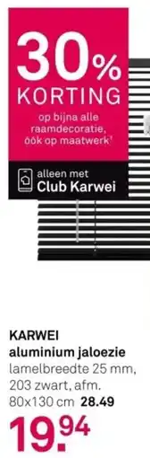 Karwei Karwei aluminium jaloezie aanbieding