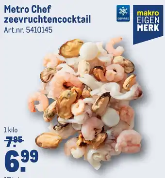 Makro Metro Chef zeevruchtencocktail aanbieding