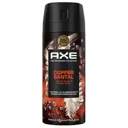 Trekpleister Axe Fine Fragrance Copper Santal Deodorant Bodyspray aanbieding