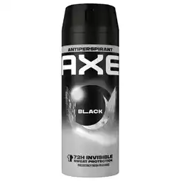 Trekpleister Axe Black Antitranspirant Spray aanbieding