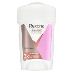 Trekpleister Rexona Women Maximum Protection Confidence Antitranspirant Stick aanbieding