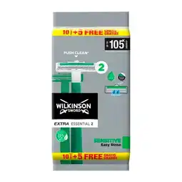 Trekpleister Wilkinson Sword Extra 2 Sensitive Wegwerpscheermesjes aanbieding