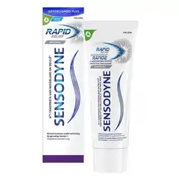Trekpleister Sensodyne Rapid Relief Whitening Tandpasta aanbieding