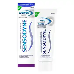 Trekpleister Sensodyne Rapid Relief Whitening Tandpasta aanbieding