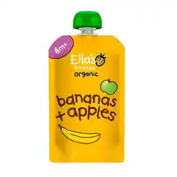Trekpleister Ella's Kitchen 4+M Bananen En Appels Pureehapje aanbieding