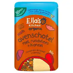 Trekpleister Ella's Kitchen Organic 10M+ Ovenschotel met Rundvlees en Kaneel aanbieding