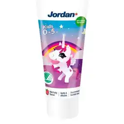 Trekpleister Jordan Kids 0-5 Jaar Tandpasta aanbieding