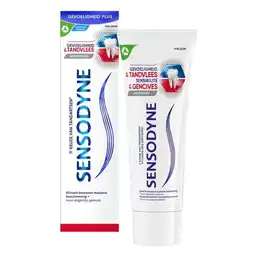 Trekpleister Sensodyne Gevoeligheid & Tandvlees Whitening Tandpasta aanbieding