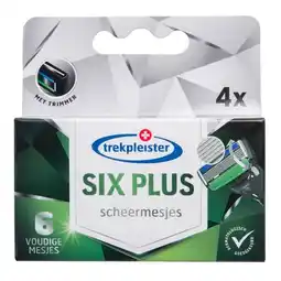 Trekpleister Trekpleister 6 Plus Scheermesjes aanbieding