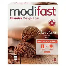 Trekpleister Modifast Melkchocolade Lunchreep aanbieding