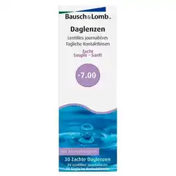 Trekpleister Bausch & Lomb -7.00 Zachte Daglenzen aanbieding