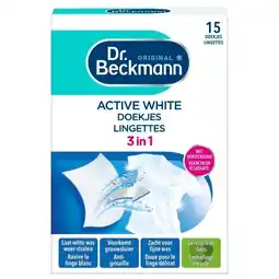 Trekpleister Dr. Beckmann Active White Doekjes aanbieding