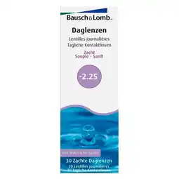 Trekpleister Bausch & Lomb -2.25 Zachte Daglenzen aanbieding