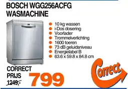 Correct Bosch WGG256ACFG wasmachine aanbieding