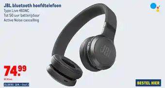 Makro JBL bluetooth hoofdtelefoon Type Live 460NC Tot 50 uur batterijduur aanbieding