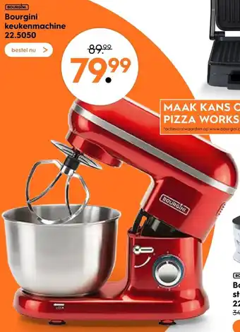 Blokker Bourgini Keukenmachine 22.5050 aanbieding