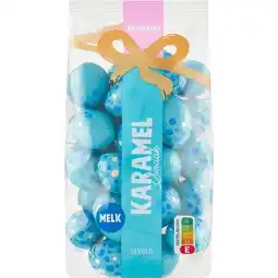 Jumbo Jumbo Paaseitjes Melk Karamel Smaak Gevuld 200 g aanbieding
