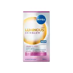 Etos NIVEA Luminous Skin Glow Liquid Refiner 100 ml aanbieding