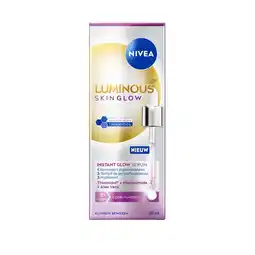 Etos NIVEA Luminous Skin Glow Instant Glow Serum 30ml aanbieding