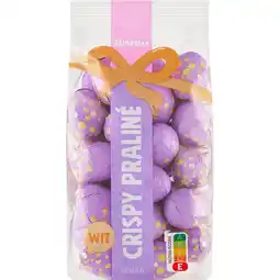 Jumbo Jumbo Paaseitjes Wit Crispy Praliné Gevuld 200 g aanbieding