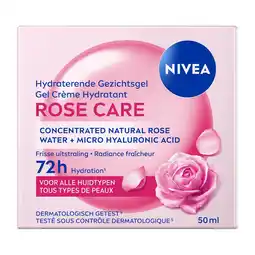 Etos NIVEA Rose Care Gel Creme 50 ML aanbieding