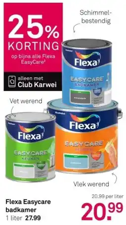 Karwei Flexa Easycare badkamer aanbieding